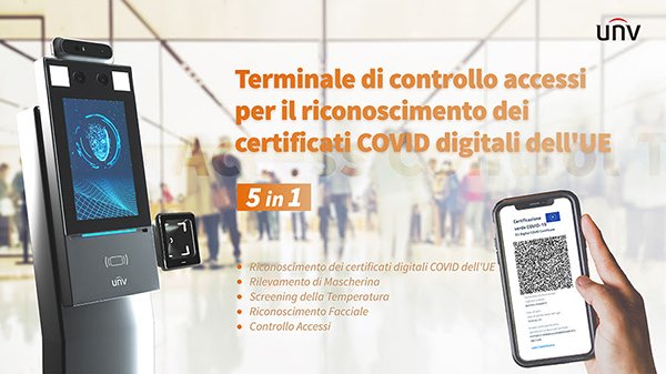 terminale controllo accessi unv